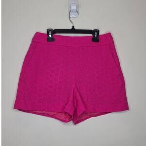 J Crew pink crochet circle shorts - 4